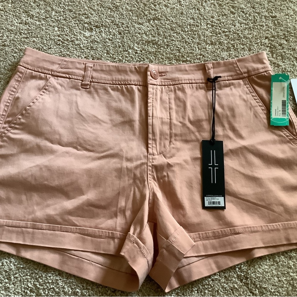 Liverpool Women's Soft Pink Bermuda Shorts